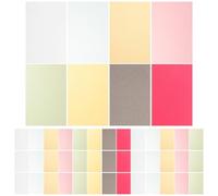 TOKIDNY Papel de Calco de Colores Papel para Caligrafía y Manualidades 50 Piezas Material Uso en Artes y Oficios para Transferencia y Dibujo Artístico