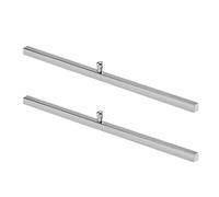TOKIDNY Pisapapeles de Metal Blanco para Caligrafía y Pintura, 2 Piezas, Superficie Lisa, Tamaño Mediano, Accesorio Práctico para Oficina y Arte, Adecuado para Prensar Papel y Dibujo