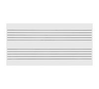 TOKIDNY Pizarra Magnética de Borrado Seco Pequeña para Aula de Música Tablero de Pentagrama para Refrigerador Suministros Educativos Portátiles y Multifuncionales