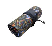 TOKIDNY Portapinceles Varios Estilos de Lona Estuche Enrollable 36 Ranuras para Almacenar y Transportar Pinceles, Adecuado para Artistas y Materiales de Arte