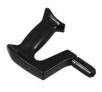 TOKIDNY Protector de Mango de Bastón de Plástico Negro Pomo Esférico para Bastón de Senderismo Compatible Tubo 222 * 15 Accesorio Ergonómico para Exteriores Mango de Caña Hecho a Mano