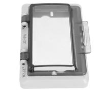 TOKIDNY Protector Impacto Puerta para Botón de Garaje Resistencia al Observación Transparente, Material Abs Enrollables para Garajes y Persianas