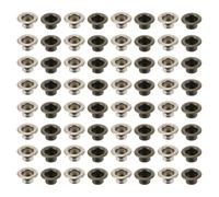 TOKIDNY Remaches Huecos de Aleación para Manualidades 200 Piezas, Cierres Rápidos Metálicos en Plata y Cobre Antiguo, Accesorios para Bolsos, Cinturones y Proyectos de Cuero