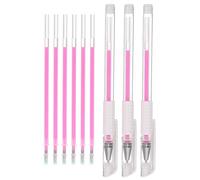 TOKIDNY Rotuladores para Tatuajes y Labios 3 Piezas y 6 Recambios en Color Rosa para Maquillaje Permanente en Salones de Belleza y Tiendas