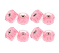 TOKIDNY Ruedas de Patines Luz LED para Exteriores E Interiores 8 Unidades de PU Resistente Rodamientos Incluidos Ruedas de Reemplazo para Patines de Dos Uso Seguro y Estable