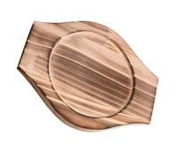 TOKIDNY Soporte para Cacerolas Multifunción de Madera Sintética Asas para Cocina y Mesa de Comedor, Base Resistente al Calor y Diseño Moderno Estilizado