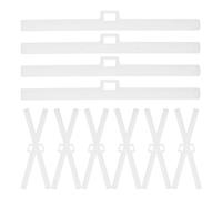 TOKIDNY Soporte para Lamas de Persianas Verticales 127 Mm, Colgador de Persianas Verticales Plástico Resistente, 30 Piezas para Reparación y Reemplazo en Sala, Dormitorio y Oficina