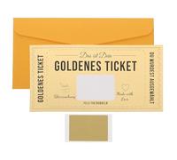 TOKIDNY Tarjetas Rasca y Gana Doradas de Papel Recubierto para Cumpleaños y Bar, Set DIY Espacio para Escribir Premios y Mensajes Divertidos