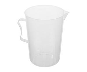 TOKIDNY Taza Medidora de Plástico Transparente de 2000 Ml para Líquidos y Aceite de Transmisión, Resistente a Roturas y Alta Precisión para Cocina y Mantenimiento de Automóviles
