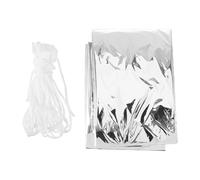 TOKIDNY Tienda de Campaña de Emergencia Portátil 2 Piezas Plateada Saco de Dormir para Acampada y Situaciones de Supervivencia