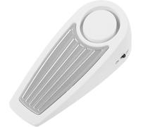 TOKIDNY Tope de Puerta Alarma de Vibración Cuña de Seguridad Blanca Tamaño Compacto Compatible Puertas de Madera y Vidrio Alarma Sonora Potente para Uso Hogar Hotel y Viaje