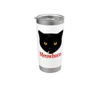 Tokio Atmósfera felino Vaso térmico de acero inoxidable de doble pared