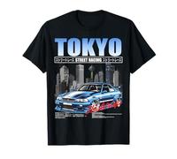 Tokio Calle Racing Ciudad Horizonte Japonés JDM Hashiriya Camiseta