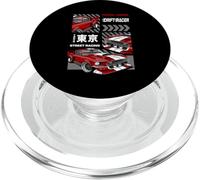 Tokio Coche de Carreras Japonés Kanji Japón Velocidad Coche Carreras Callejeras PopSockets PopGrip para MagSafe