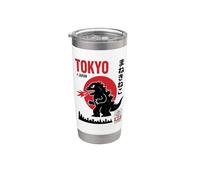 Tokio Dinosaurio Japón Monstruo Kioto Vaso térmico de acero inoxidable de doble pared
