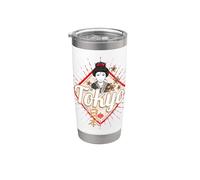 Tokio diseño vintage souvenir Japón Kanto Vaso térmico de acero inoxidable de doble pared