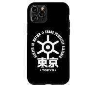 Tokio Japón Ciudad Símbolo Tokio Kanji Retro Otaku Souvenir Carcasa para iPhone 11 Pro