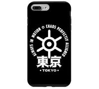 Tokio Japón Ciudad Símbolo Tokio Kanji Retro Otaku Souvenir Carcasa para iPhone 7 Plus/8 Plus