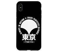 Tokio Japón Gingko Símbolo Tokyo City Kanji Retro Souvenir Carcasa para iPhone XS Max