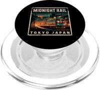 Tokio Japón Midnight Train Vintage Rail Otaku Fan Souvenir PopSockets PopGrip para MagSafe
