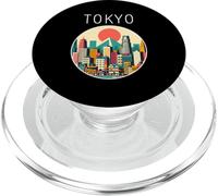 Tokio Japón paisaje Art Deco PopSockets PopGrip para MagSafe