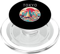 Tokio Japón paisaje Art Deco PopSockets PopGrip para MagSafe