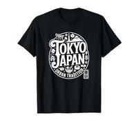 Tokio Japón Tradición Urbana Vintage Japanese Kanji Souvenir Camiseta