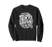 Tokio Japón Tradición Urbana Vintage Japanese Kanji Souvenir Sudadera