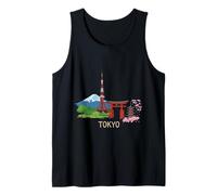Tokio Japón Viaje Souvenir City Monumento Regalo Camiseta sin Mangas