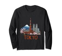 Tokio Japón Viaje Souvenir City Monumento Regalo Manga Larga