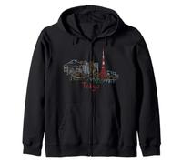 Tokio Japón Viaje Souvenir Panorama City Monumento Regalo Sudadera con Capucha