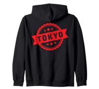 Tokio Logotipo #2 Etiqueta Osaka Nippon Japón Kioto Recuerdo Sudadera con Capucha