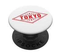 Tokio Logotipo #3 Etiqueta Osaka Nippon Kioto Recuerdo Japón PopSockets PopGrip Adhesivo