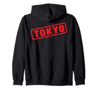 Tokio Logotipo #7 Etiqueta Osaka Recuerdo Sapporo Japón Sudadera con Capucha