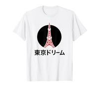 Tokio Sueño Minimal Horizonte Japonés Camiseta