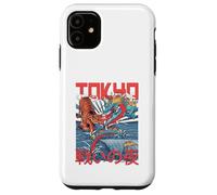 Tokio Tigre Fantasía Dragón Batalla Choque Japonés Estilo Anime Carcasa para iPhone 11