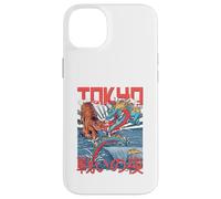 Tokio Tigre Fantasía Dragón Batalla Choque Japonés Estilo Anime Carcasa para iPhone 14 Plus
