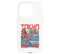 Tokio Tigre Fantasía Dragón Batalla Choque Japonés Estilo Anime Carcasa para iPhone 15 Pro