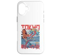 Tokio Tigre Fantasía Dragón Batalla Choque Japonés Estilo Anime Carcasa para iPhone 16 Plus