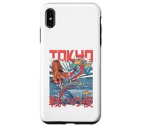 Tokio Tigre Fantasía Dragón Batalla Choque Japonés Estilo Anime Carcasa para iPhone XS Max