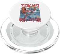 Tokio Tigre Fantasía Dragón Batalla Choque Japonés Estilo Anime PopSockets PopGrip para MagSafe