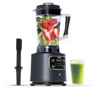TOKIT 8-EN-1 Batidora de Vaso 2000ML, Blender Pro Metallo 1400W con LCD Táctil y 8 Menús y 9 Velocidades Picadora De Hielo para Smoothie, Moler Especias y Licuadora Multiusos
