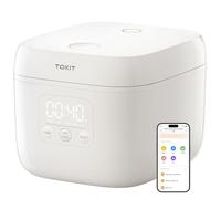 TOKIT Olla De Arroz Pequeña 1,6 L, Arrocera MI HOME | Olla De Arroz Portátil 1-3 Personas, 9 Funciones Y Temporizador 24 H, Interior De Cerámica Antiadherente Para Uso Doméstico