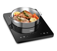 TOKIT Placa de Inducción De 2000 W, Placa De Inducción Con 9 Niveles De Potencia Individuales, Temporizador De 90 Minutos, Ultrafina De 40 Mm, Color Negro Para La Cocina (Negro)