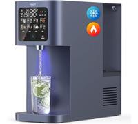 TOKIT T1 Ultra Sistema de Ósmosis Inversa de Encimera, (5-100 °C) Dispensador de Agua Caliente y Fríacon 8 Ajustes Temperatura, Estándar NSF/ANSI 58, Relación Puro-Drenante 3:1 (T1 Ultra)