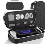 Tokluck Funda De PlayStation Portal Remote Player, Accesorios Para PS Portal, Estuche Con Protector De Pantalla Y Compartimentos, Bolsa De Transporte Negro