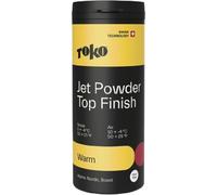 TOKO Jet Powder Top Finish Warm 30g 0° a -4° Racing Wax Yellow Flúor Polvo Racing Cera para 0 a -4 °C. Máxima velocidad en nieve húmeda y rendimiento de la Copa del Mundo.