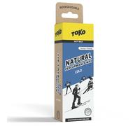 TOKO Natural Performance Wax - Cera caliente para esquís y snowboard - Tecnología suiza biodegradable sin PFC - 40 gramos azul - Racing & Training