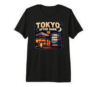 Tokyo After Dark Vinyl Running Coffee Japonés Music Lover Camiseta Premium