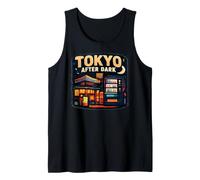 Tokyo After Dark Vinyl Running Coffee Japonés Music Lover Camiseta sin Mangas